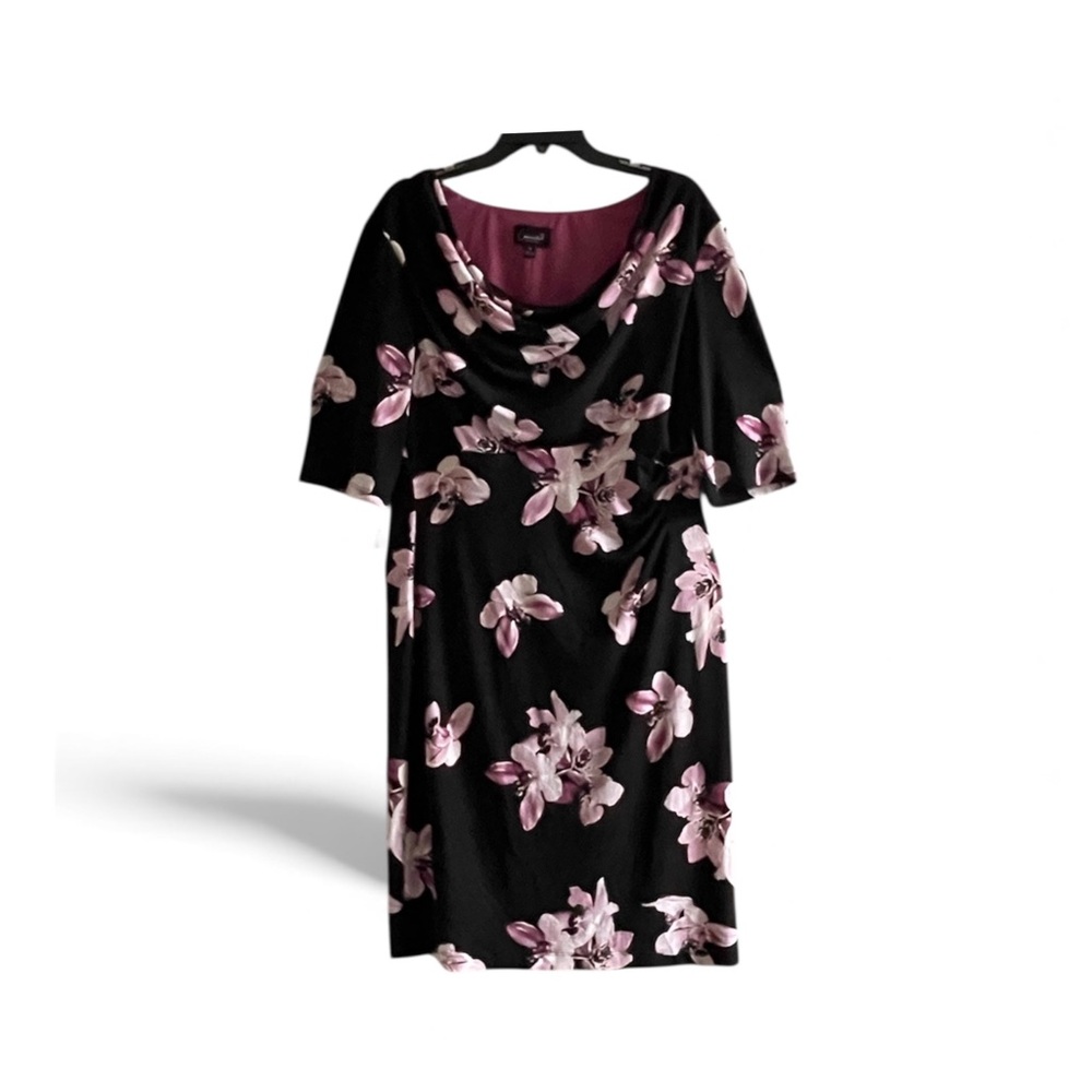 Connected Apparel Black and Pink Women’s Dress